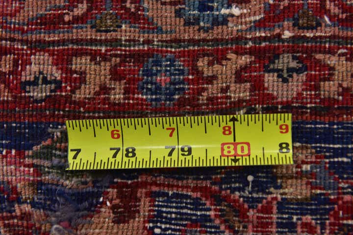 9' 9 x 12' 5 Hand Knotted Mashad Persian Wool Rug