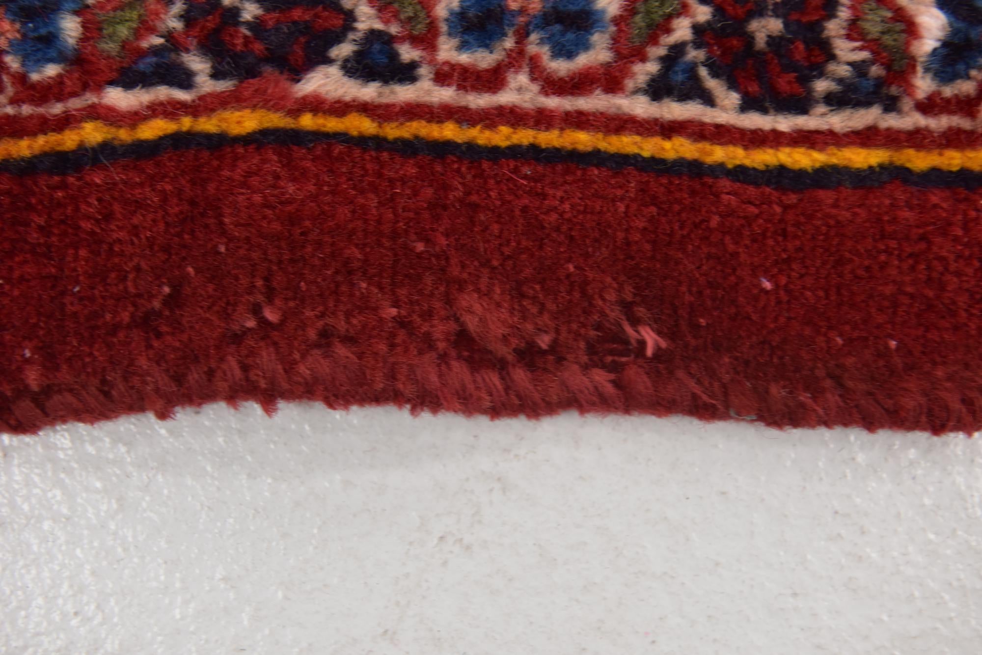 9' 7 x 12' 9 Hand Knotted Mashad Persian Wool Rug