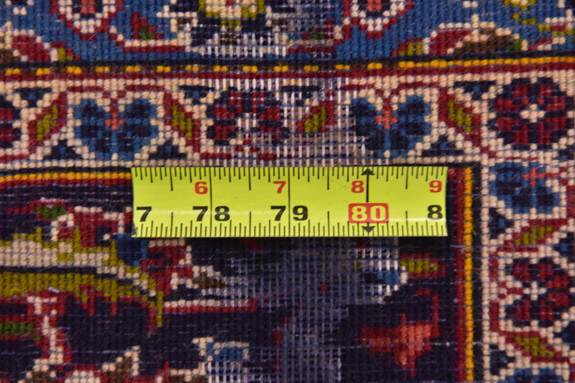 9' 7 x 12' 9 Hand Knotted Mashad Persian Wool Rug