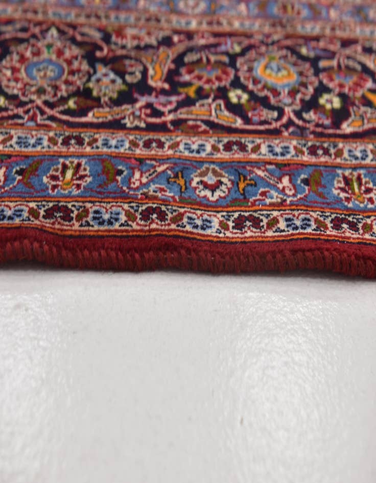 Detail image of 9' 6 x 12' 10  Hand Knotted Mashad Persian Wool Rug