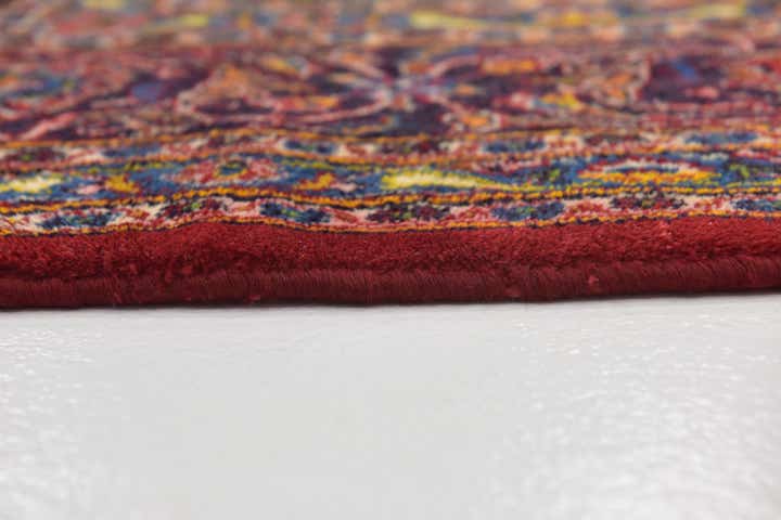9' 8 x 13' 7 Hand Knotted Mashad Persian Wool Rug