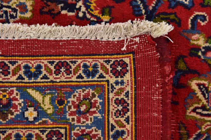 9' 9 x 12' 9 Hand Knotted Mashad Persian Wool Rug