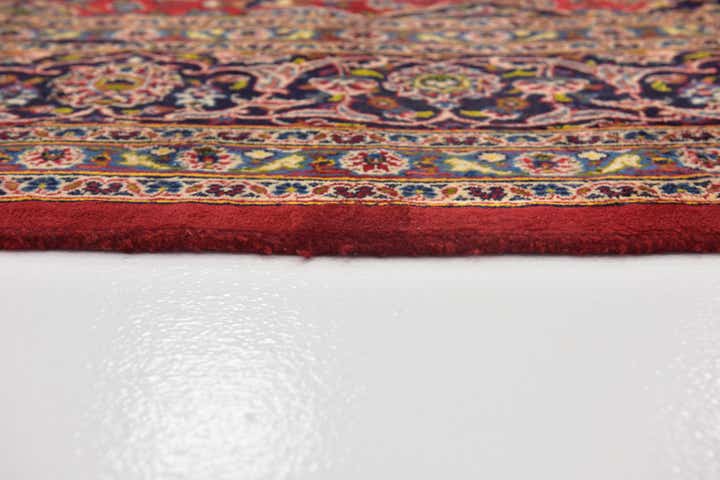 9' 9 x 12' 9 Hand Knotted Mashad Persian Wool Rug