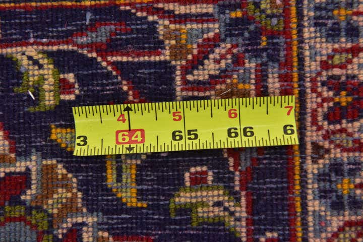 9' 8 x 12' 8 Hand Knotted Mashad Persian Wool Rug