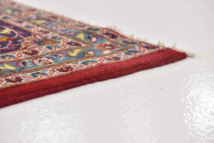 9' 8 x 12' 8 Hand Knotted Mashad Persian Wool Rug