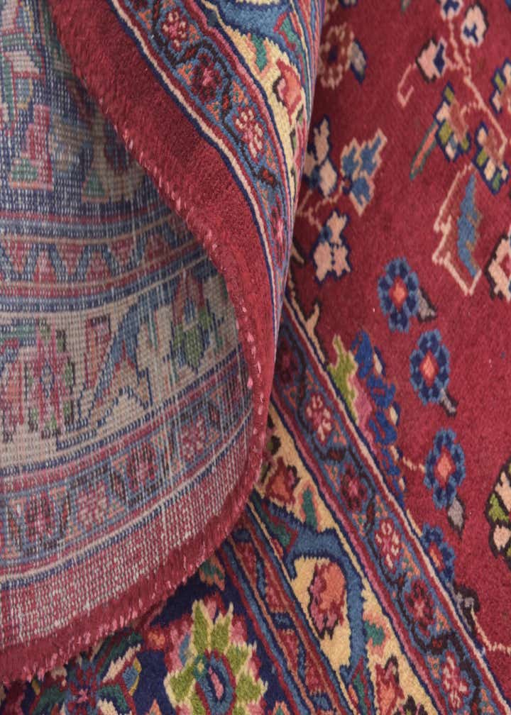 9' 8 x 13' 2 Hand Knotted Mashad Persian Wool Rug