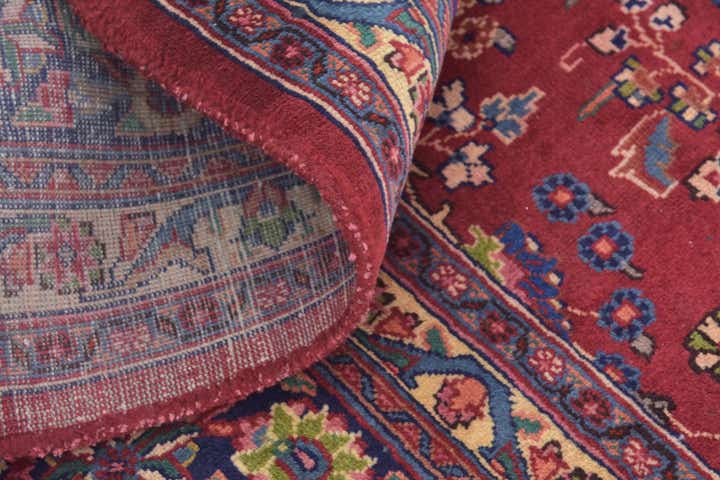 9' 8 x 13' 2 Hand Knotted Mashad Persian Wool Rug
