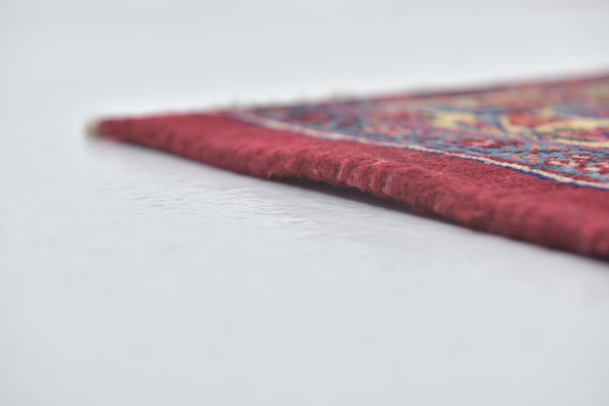 9' 8 x 13' 2 Hand Knotted Mashad Persian Wool Rug