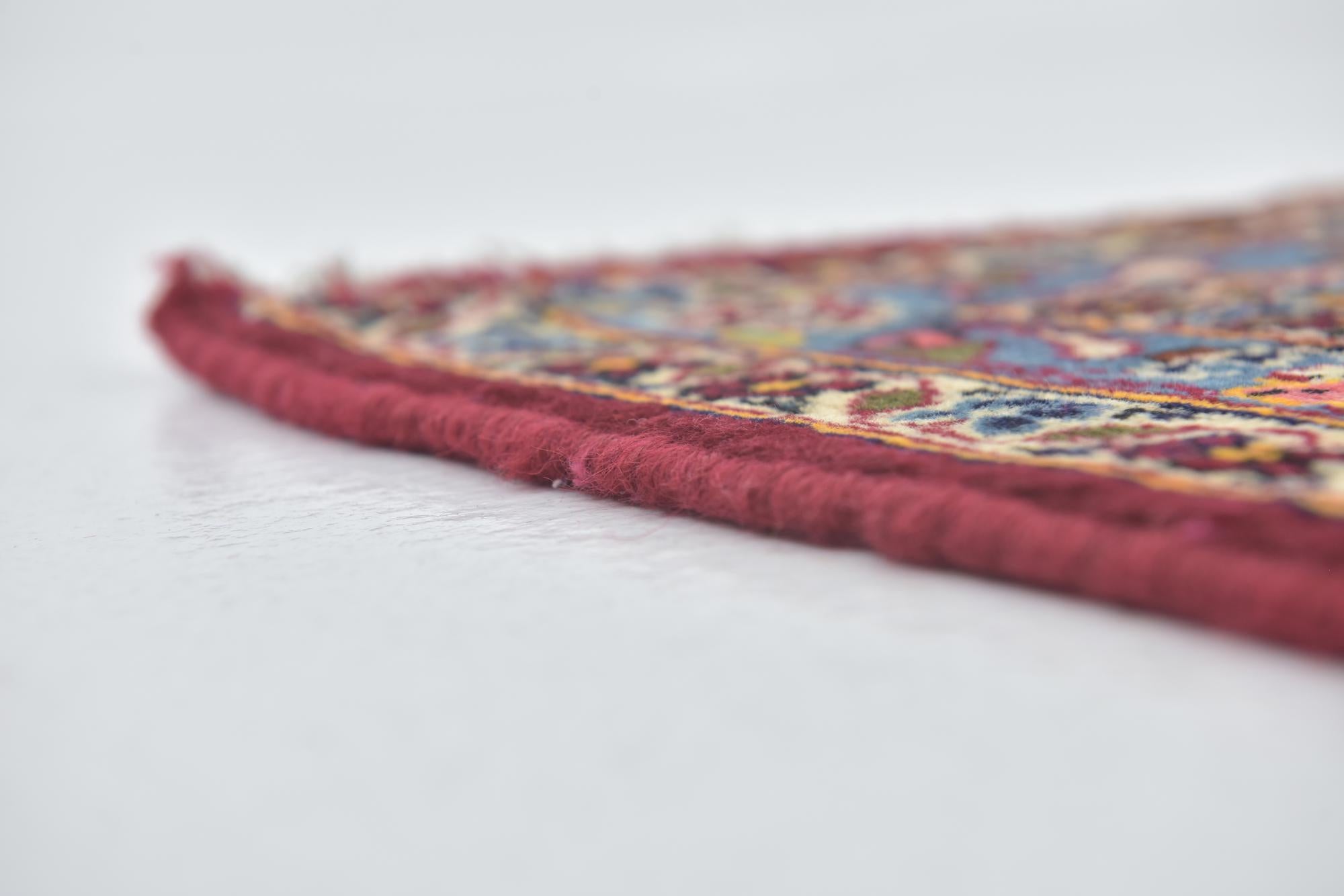 9' 10 x 12' 10 Hand Knotted Mashad Persian Wool Rug