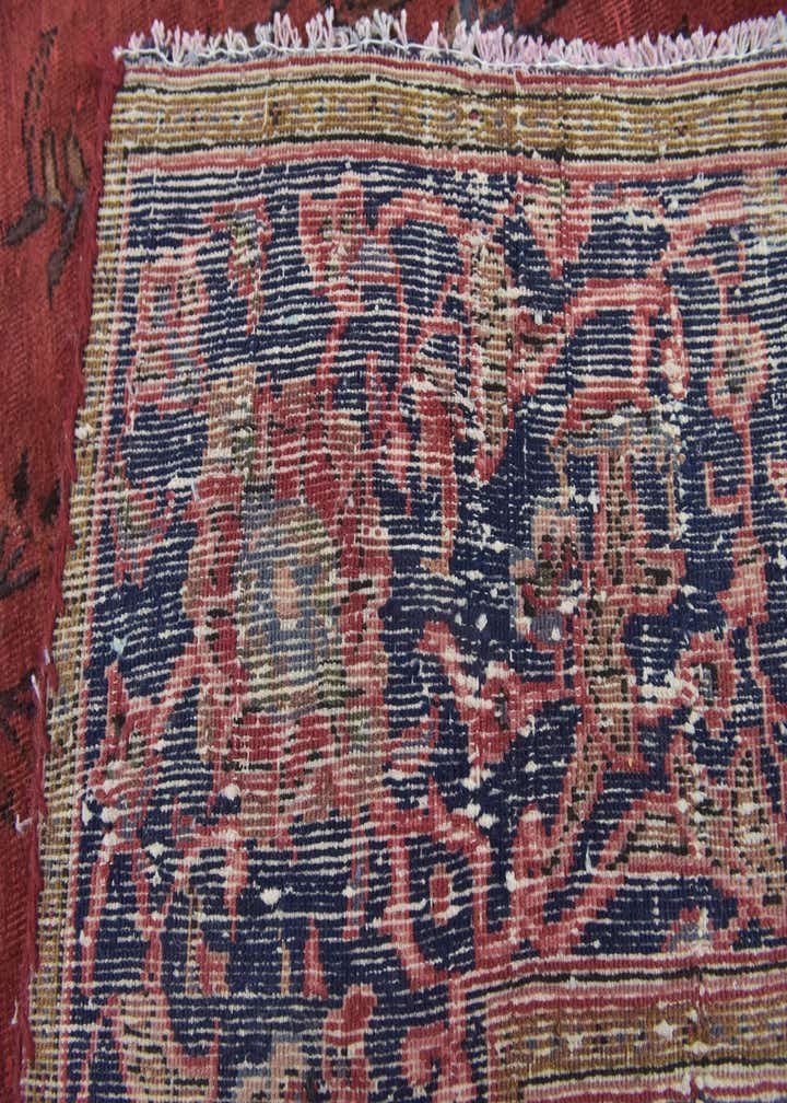 7' 3 x 13' Hand Knotted Mashad Persian Wool Rug