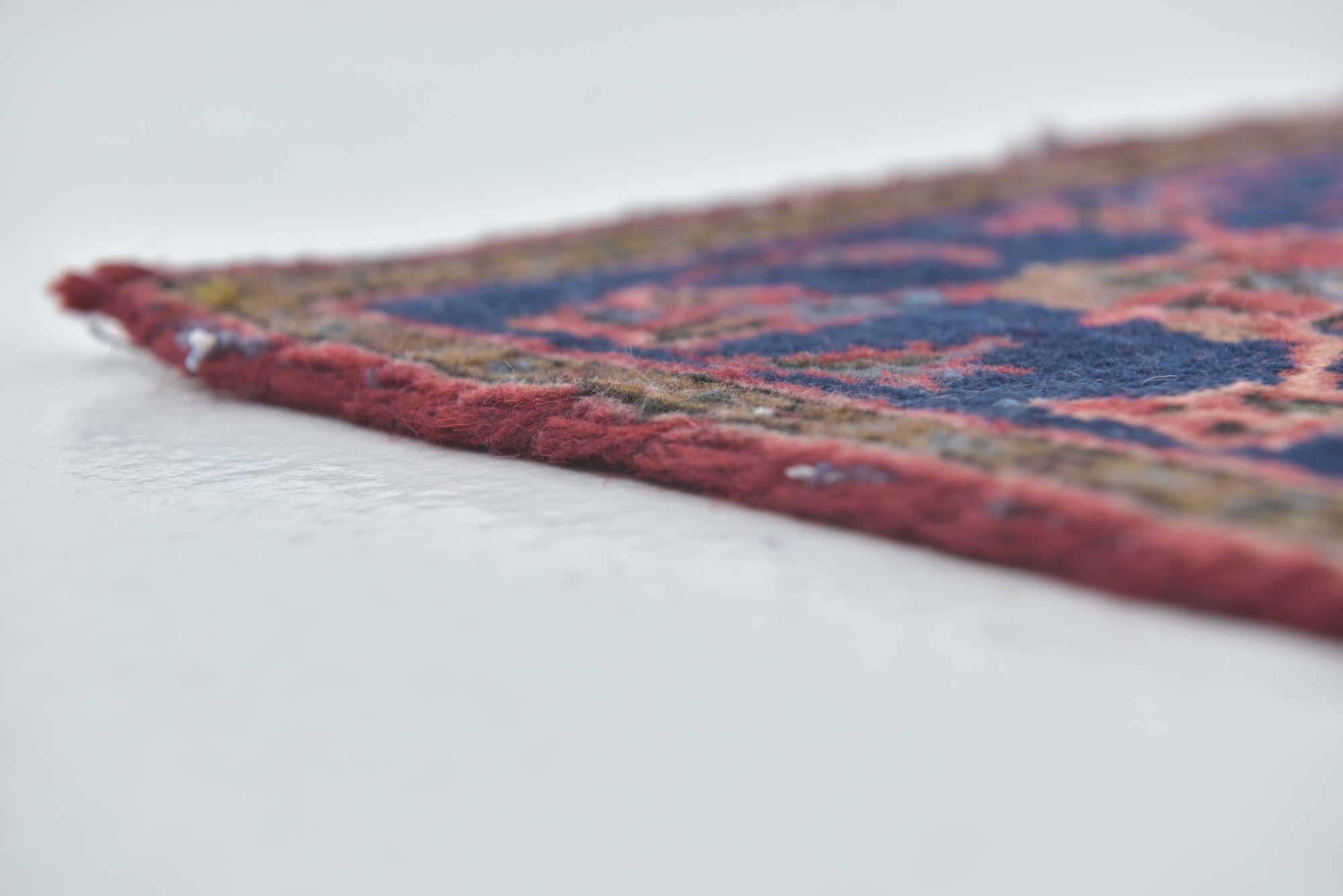 7' 3 x 13' Hand Knotted Mashad Persian Wool Rug
