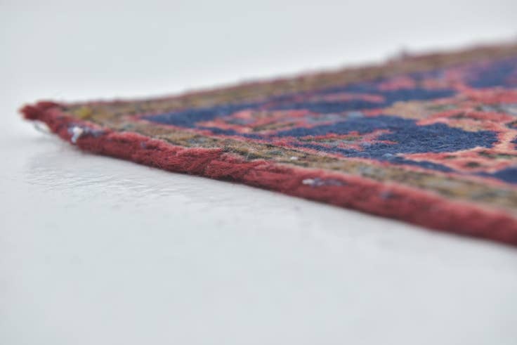 Detail image of 7' 3 x 13' Hand Knotted Mashad Persian Wool Rug