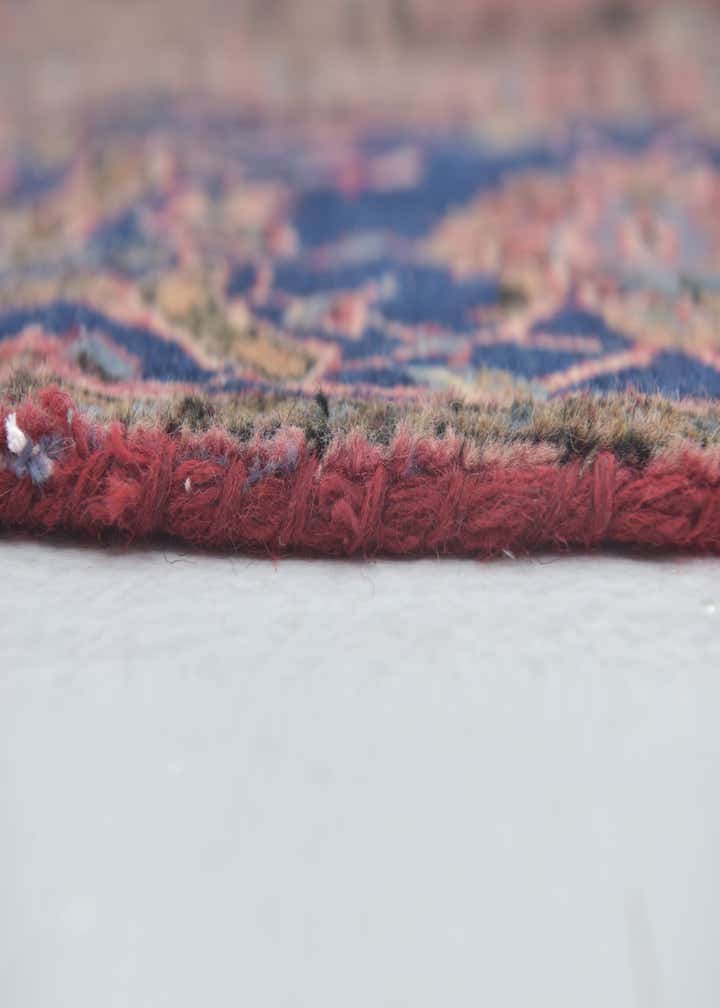 7' 3 x 13' Hand Knotted Mashad Persian Wool Rug