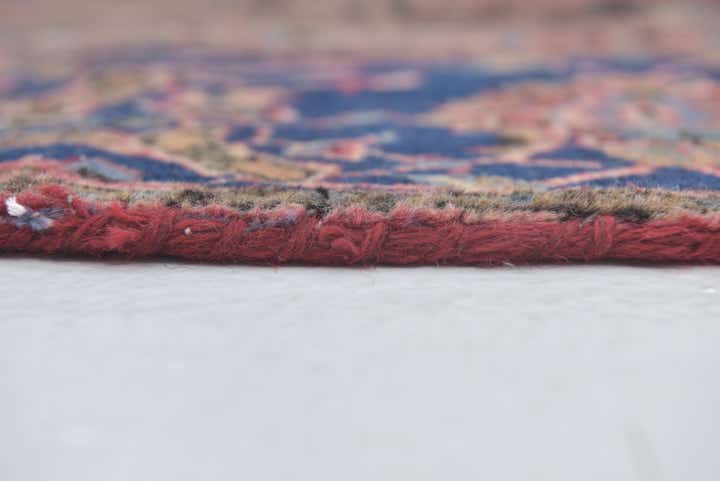 7' 3 x 13' Hand Knotted Mashad Persian Wool Rug