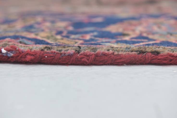 Detail image of 7' 3 x 13' Hand Knotted Mashad Persian Wool Rug