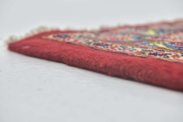 9' 9 x 12' 5 Hand Knotted Mashad Persian Wool Rug