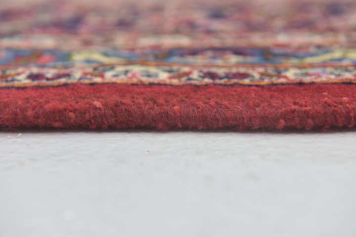 9' 9 x 12' 5 Hand Knotted Mashad Persian Wool Rug