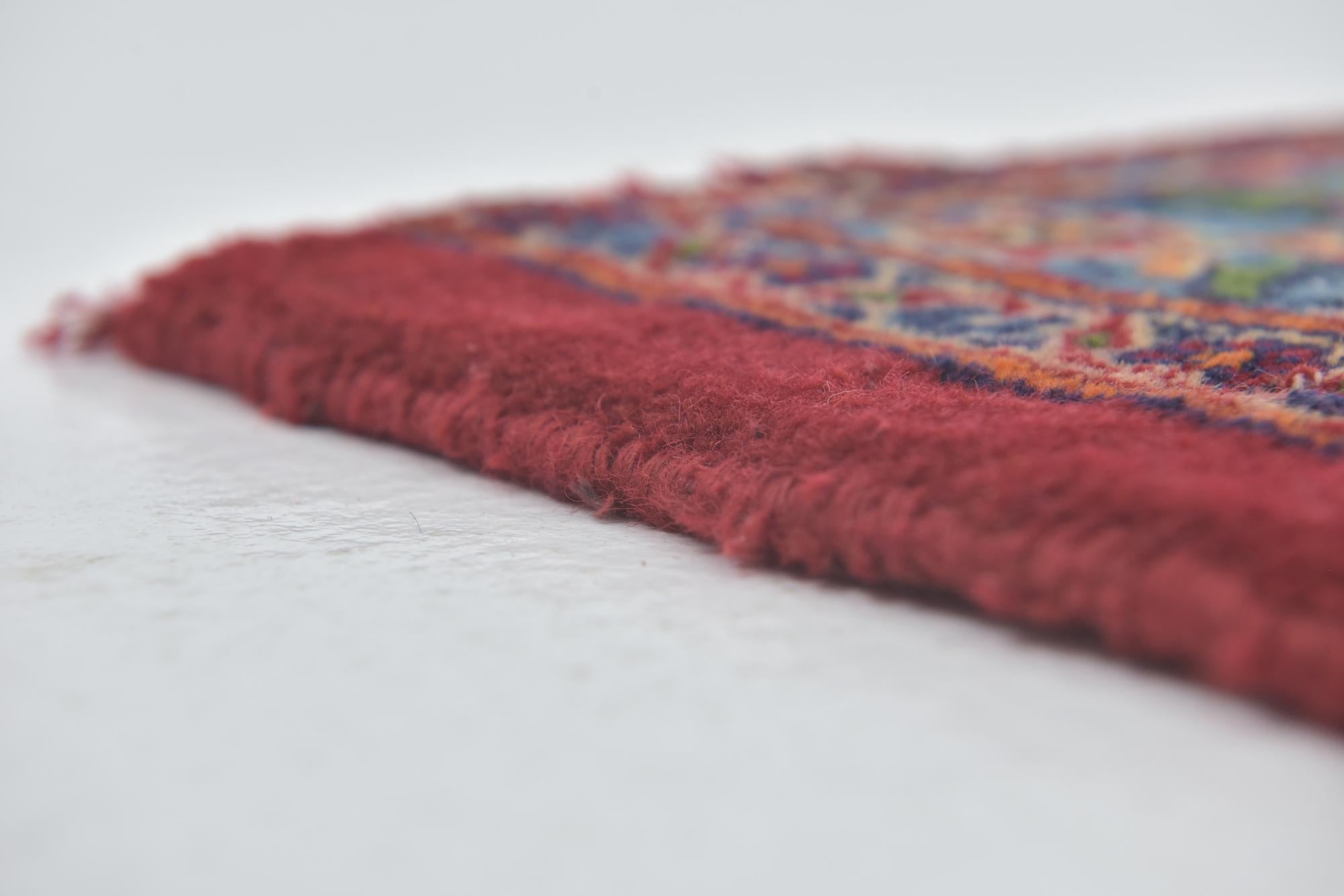 9' 9 x 13' 2 Hand Knotted Mashad Persian Wool Rug