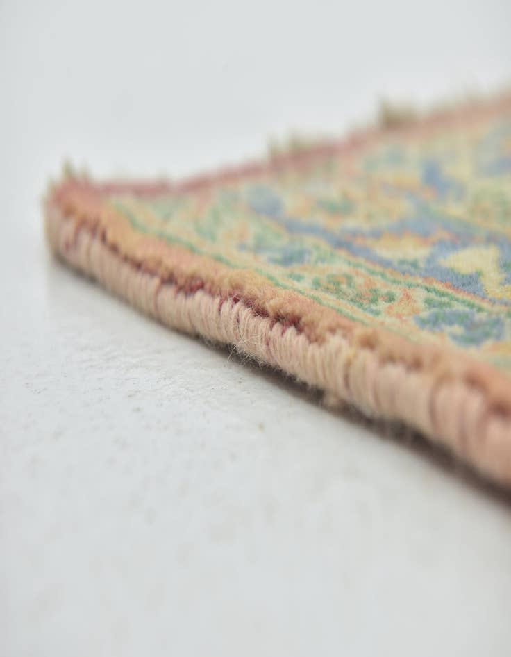 Detail image of 10' 2 x 12' Hand Knotted Mashad Persian Wool Rug