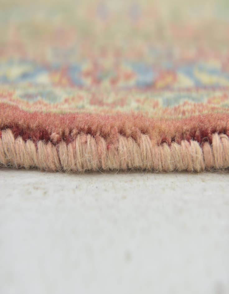 Detail image of 10' 2 x 12' Hand Knotted Mashad Persian Wool Rug