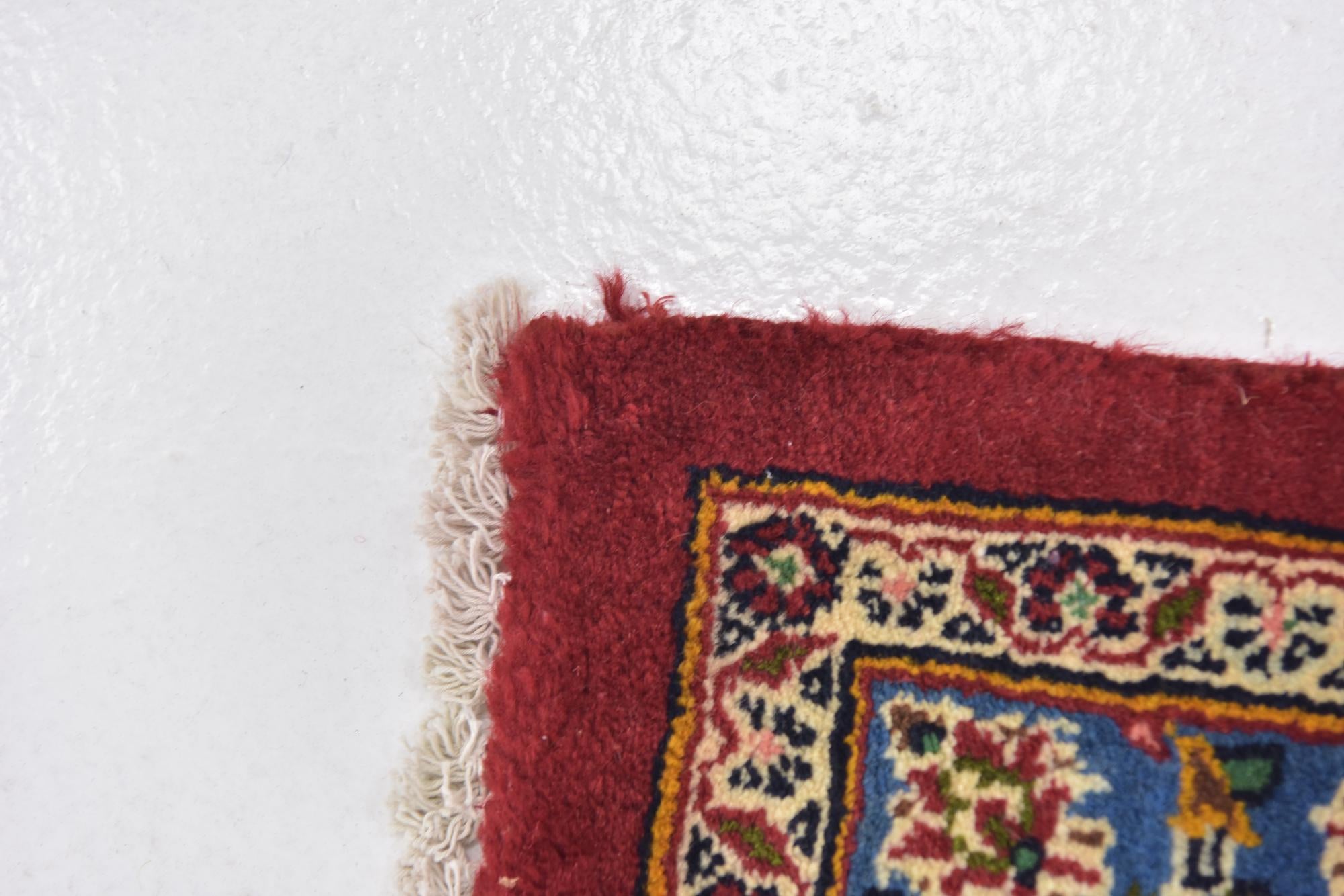 9' 9 x 12' 7 Hand Knotted Mashad Persian Wool Rug