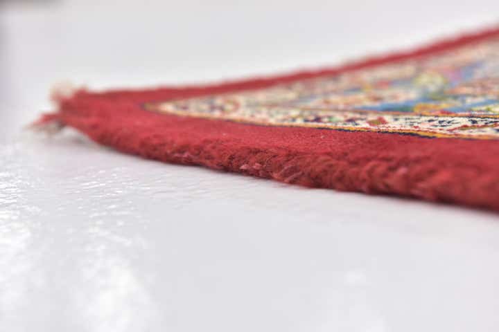9' 9 x 12' 7 Hand Knotted Mashad Persian Wool Rug