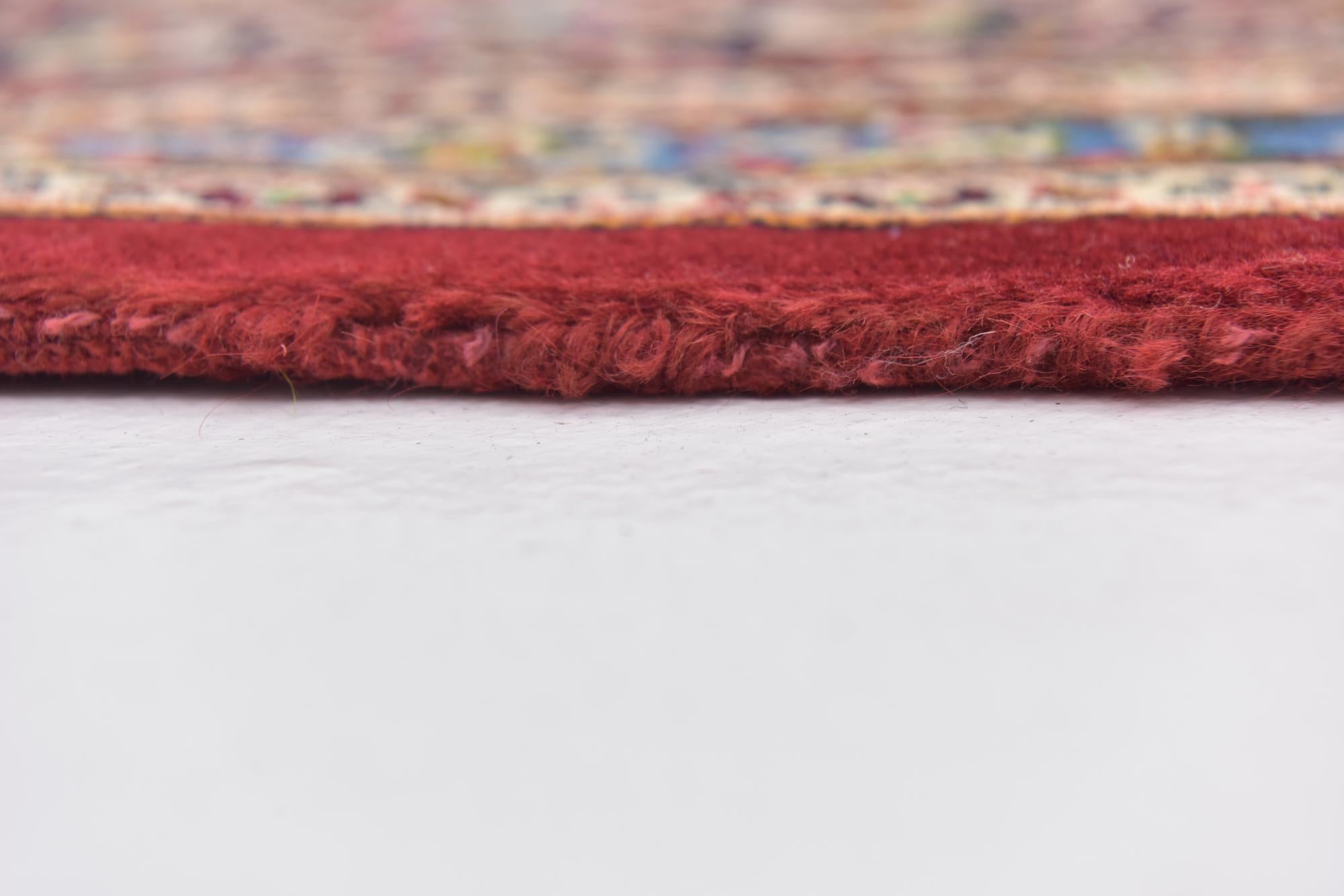 9' 9 x 12' 7 Hand Knotted Mashad Persian Wool Rug