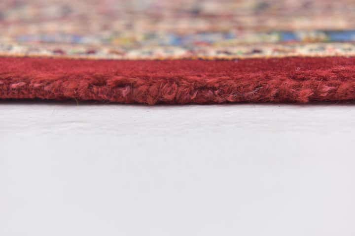 9' 9 x 12' 7 Hand Knotted Mashad Persian Wool Rug