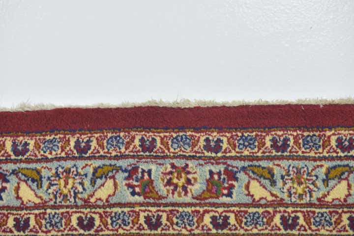 9' 10 x 12' 10 Hand Knotted Mashad Persian Wool Rug