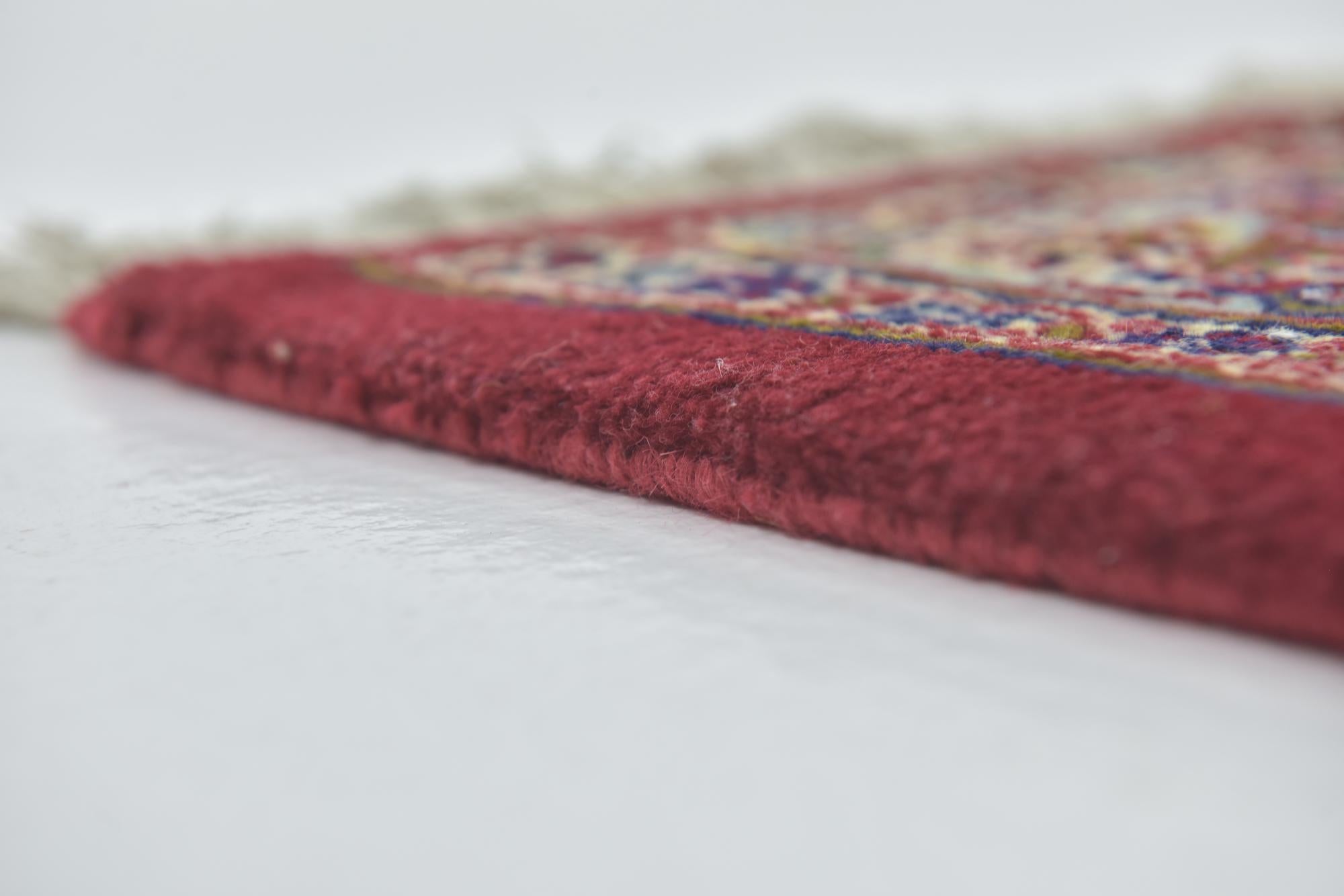 9' 10 x 12' 10 Hand Knotted Mashad Persian Wool Rug