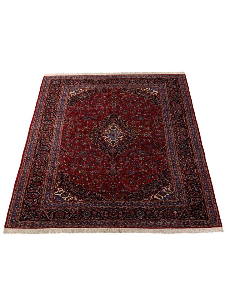 Detail image of 9' 10 x 13' 2 Hand Knotted Mashad Persian Wool Rug