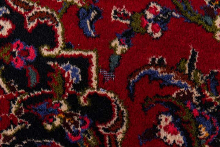 9' 10 x 13' 2 Hand Knotted Mashad Persian Wool Rug