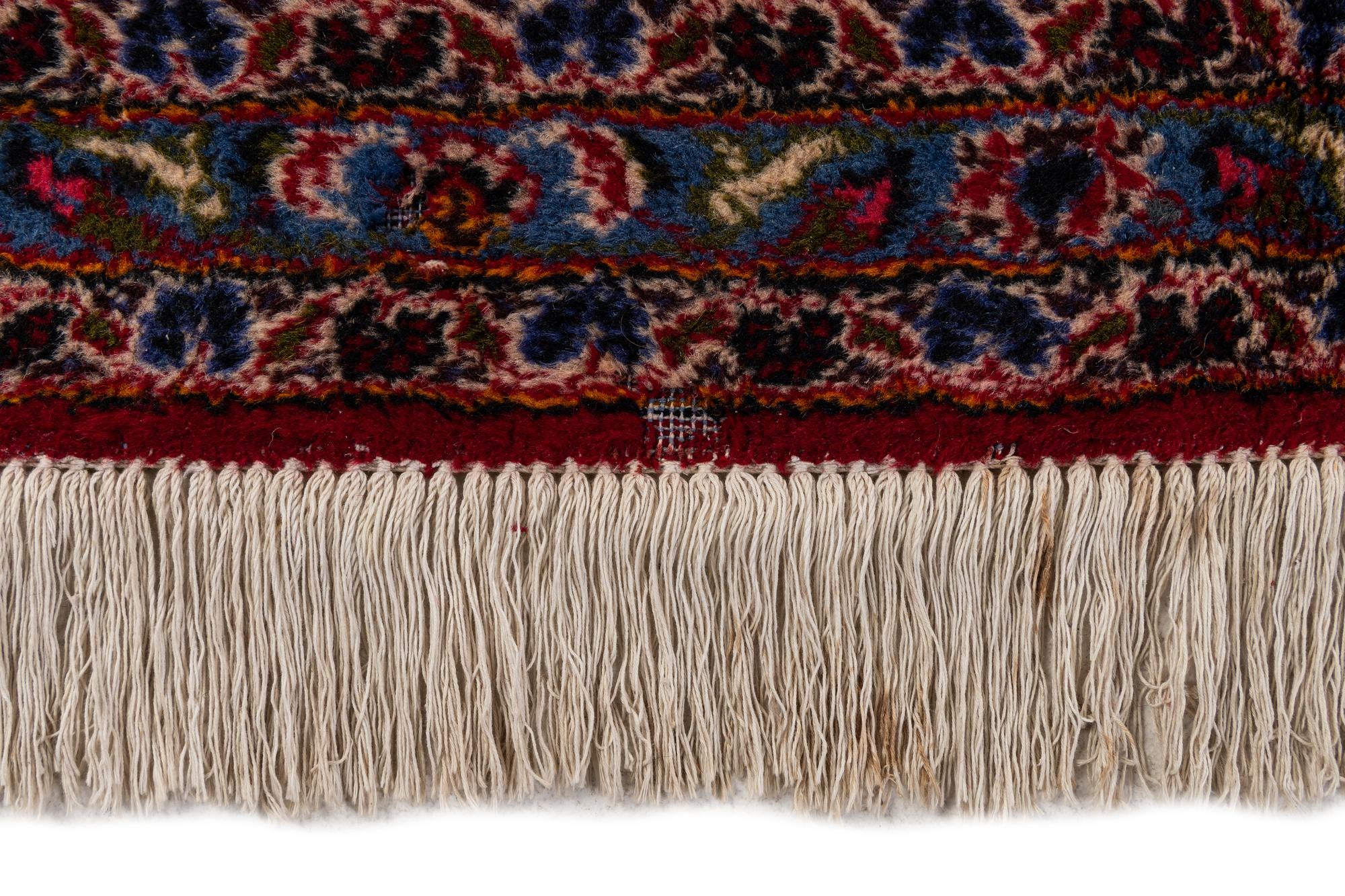 9' 10 x 13' 2 Hand Knotted Mashad Persian Wool Rug