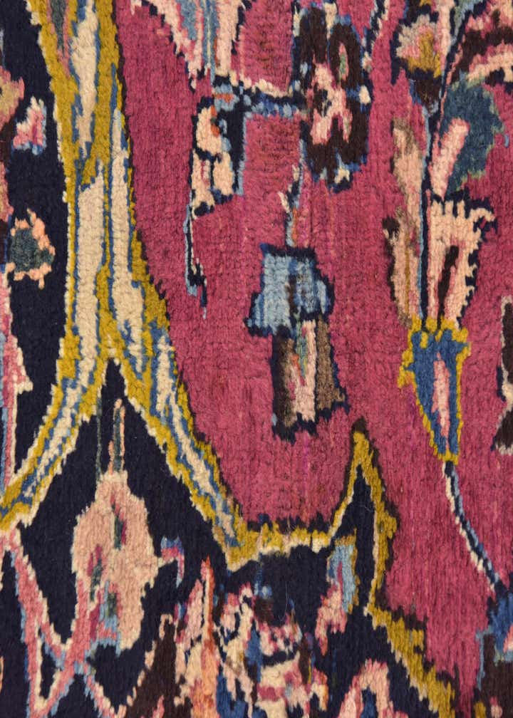 10' x 12' 7 Hand Knotted Mashad Persian Wool Rug