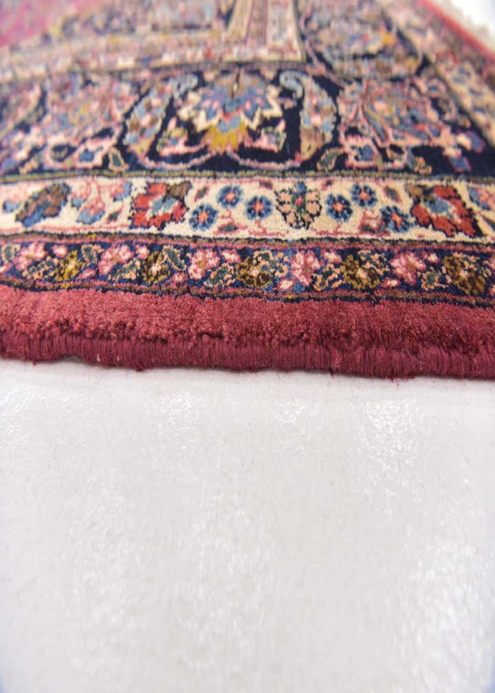 10' x 12' 7 Hand Knotted Mashad Persian Wool Rug