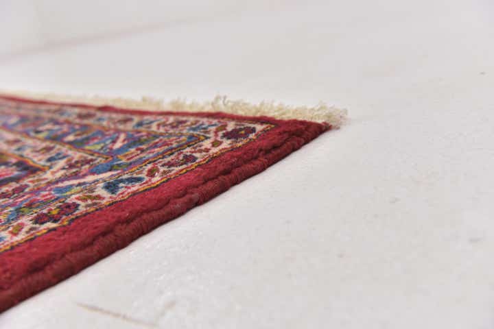 10' x 13' Hand Knotted Mashad Persian Wool Rug