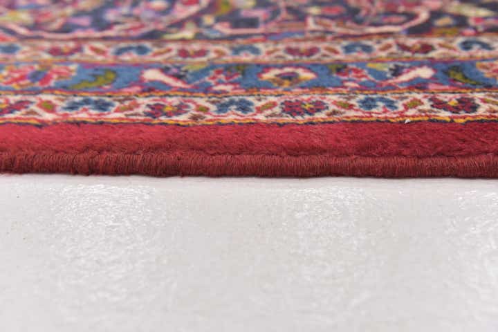 10' x 13' Hand Knotted Mashad Persian Wool Rug