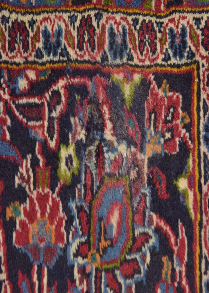 9' 10 x 12' 10 Hand Knotted Mashad Persian Wool Rug