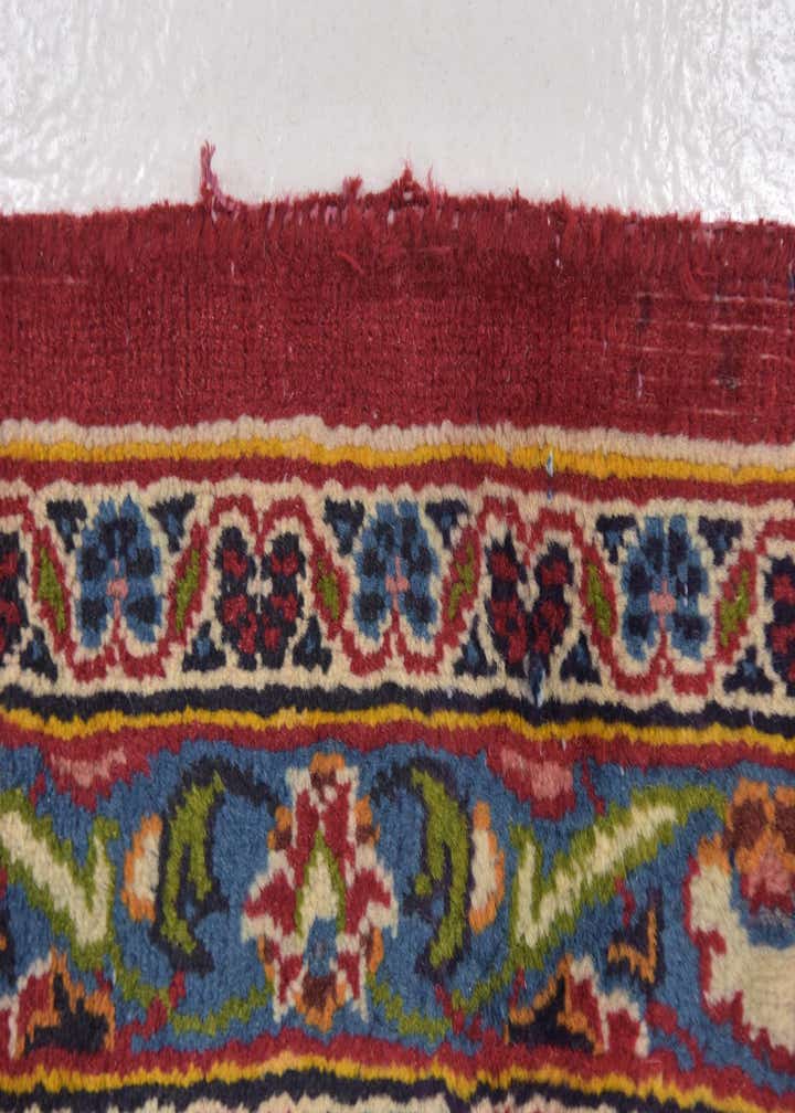 9' 10 x 12' 10 Hand Knotted Mashad Persian Wool Rug