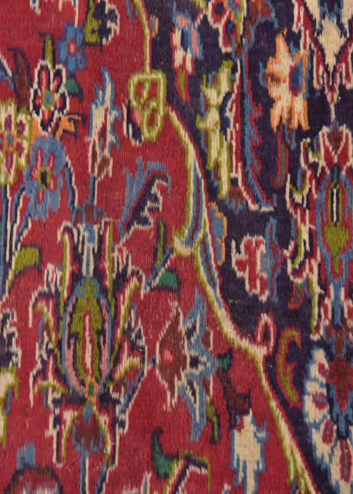 9' 10 x 12' 10 Hand Knotted Mashad Persian Wool Rug