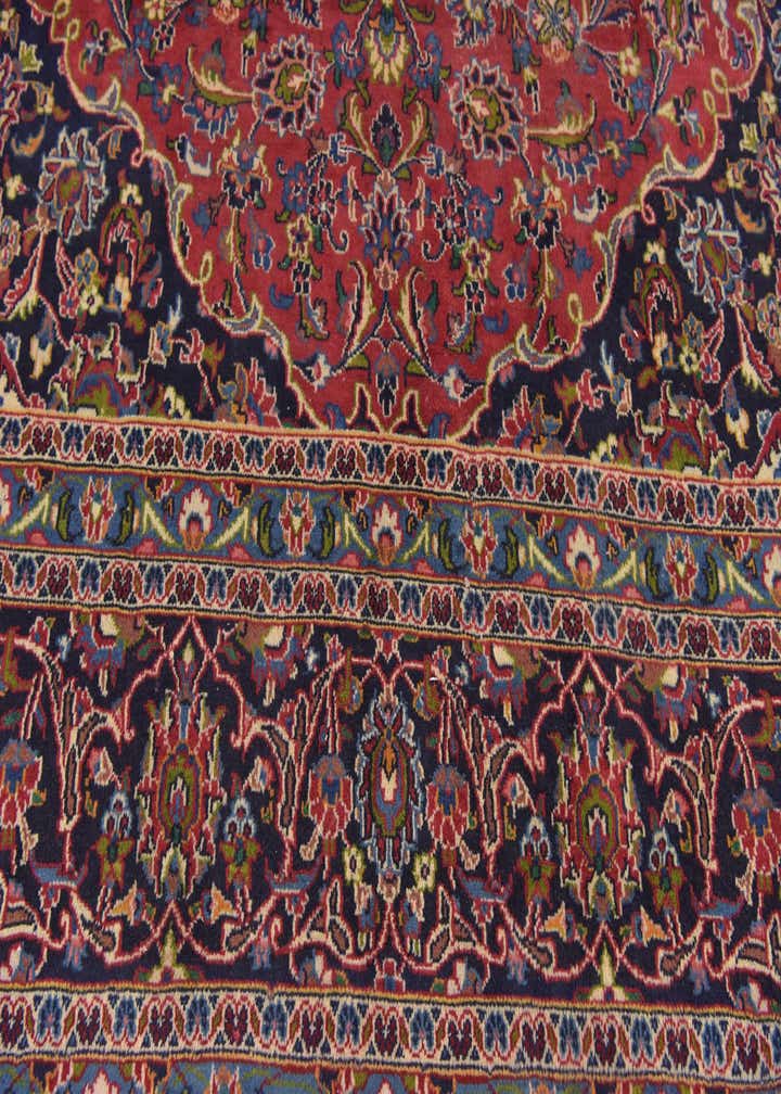 9' 10 x 12' 10 Hand Knotted Mashad Persian Wool Rug