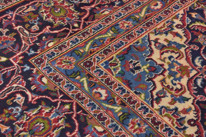 9' 10 x 12' 10 Hand Knotted Mashad Persian Wool Rug