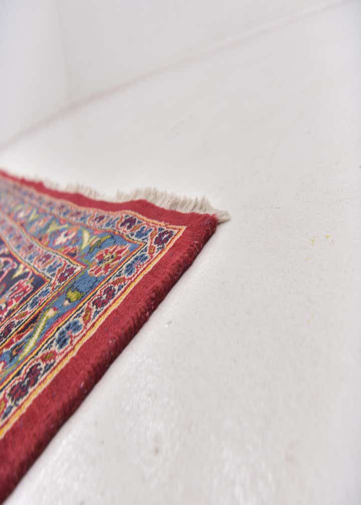 9' 10 x 12' 10 Hand Knotted Mashad Persian Wool Rug