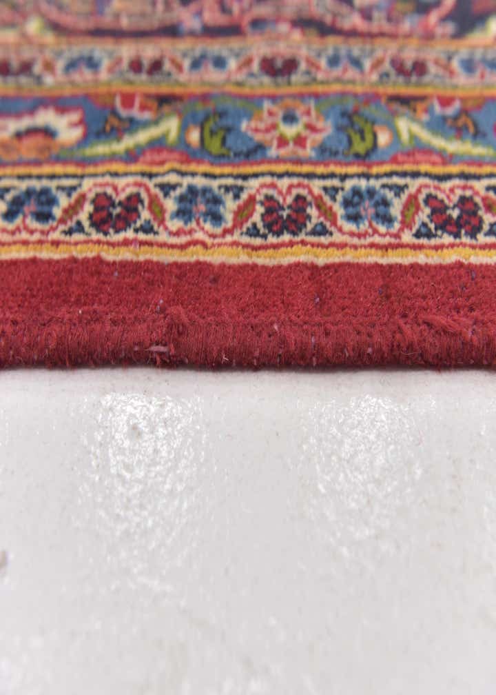9' 10 x 12' 10 Hand Knotted Mashad Persian Wool Rug