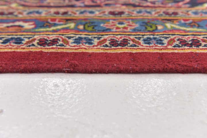 9' 10 x 12' 10 Hand Knotted Mashad Persian Wool Rug