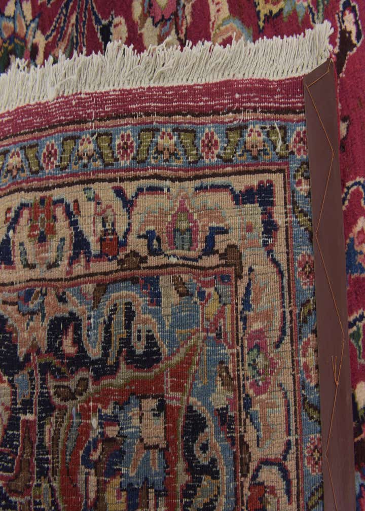 9' 10 x 12' 6 Hand Knotted Mashad Persian Wool Rug
