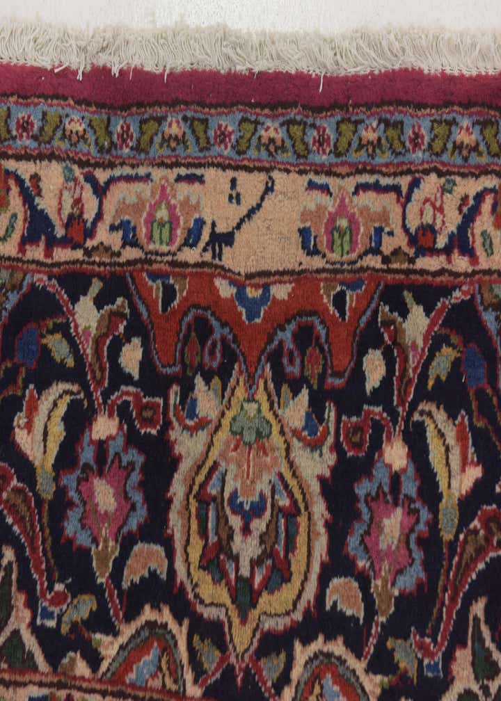 9' 10 x 12' 6 Hand Knotted Mashad Persian Wool Rug