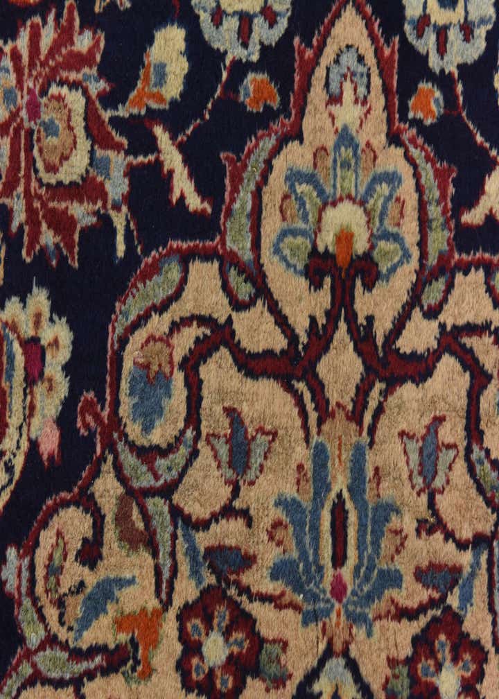 10' x 12' 7 Hand Knotted Mashad Persian Wool Rug