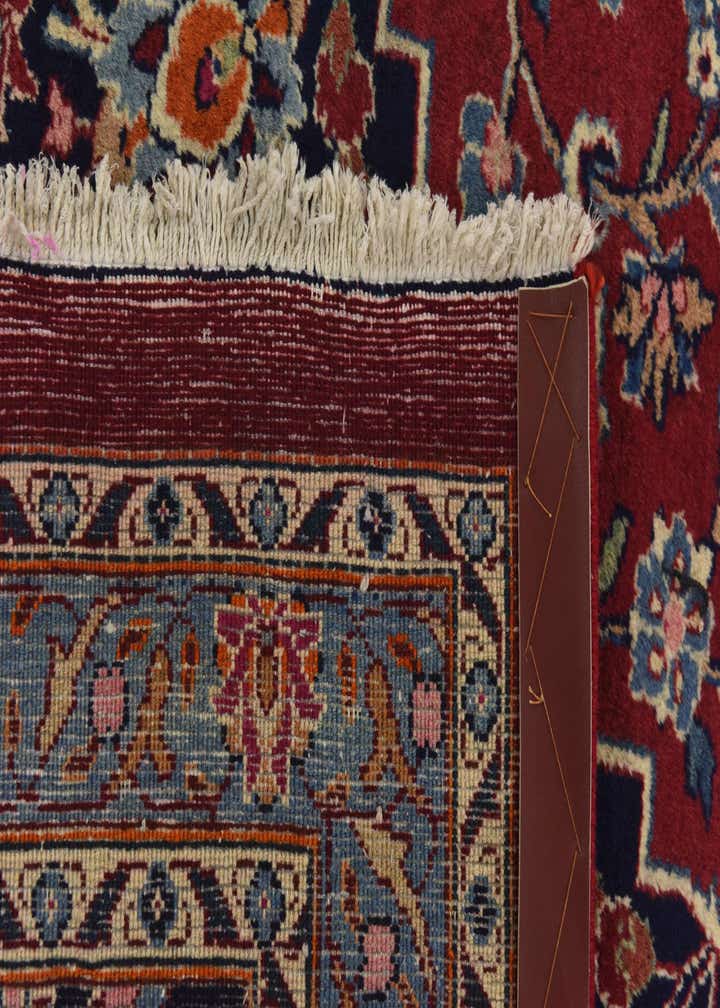 10' x 12' 7 Hand Knotted Mashad Persian Wool Rug