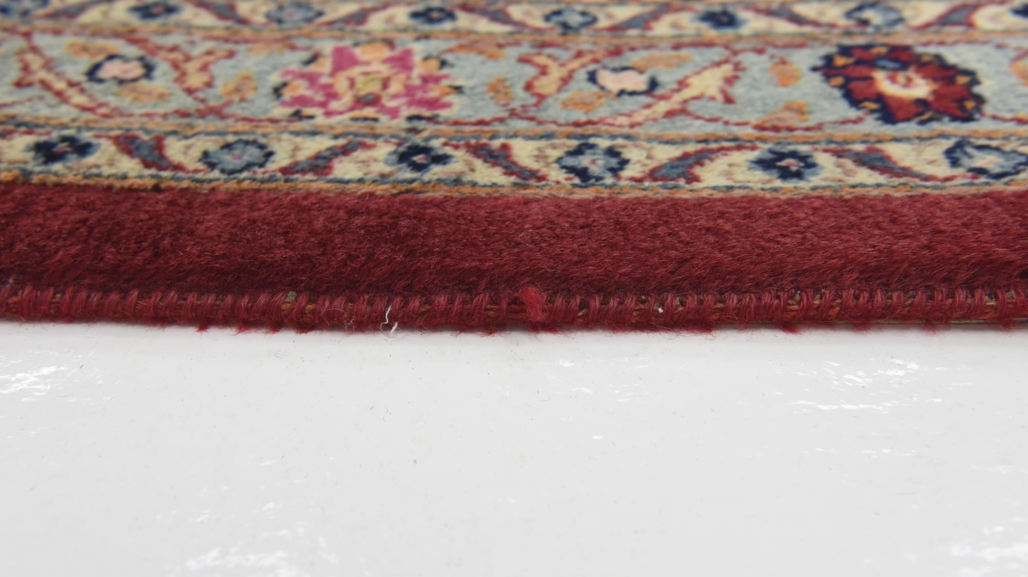 10' x 12' 7 Hand Knotted Mashad Persian Wool Rug